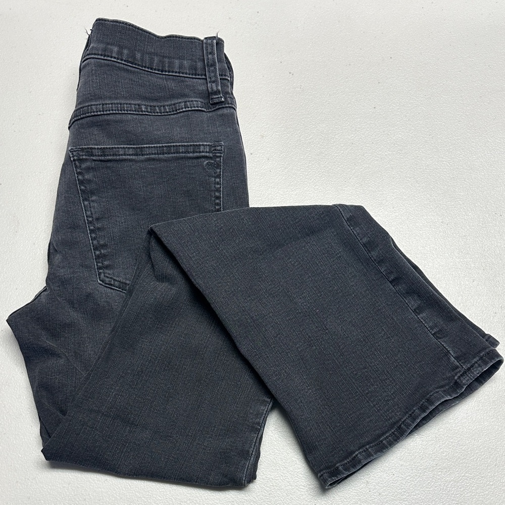 Madewell Mid-Rise Kick Out Black Jeans
